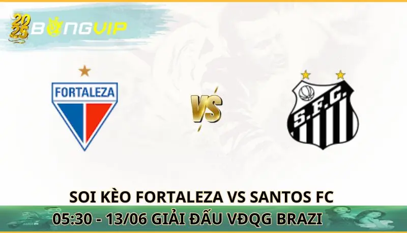 soi kèo Fortaleza vs Santos FC