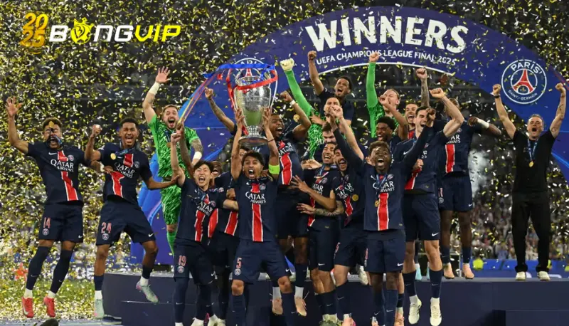 Thắng Inter 5-0, PSG lần đầu vô địch Champions League Tương lai rộng mở
